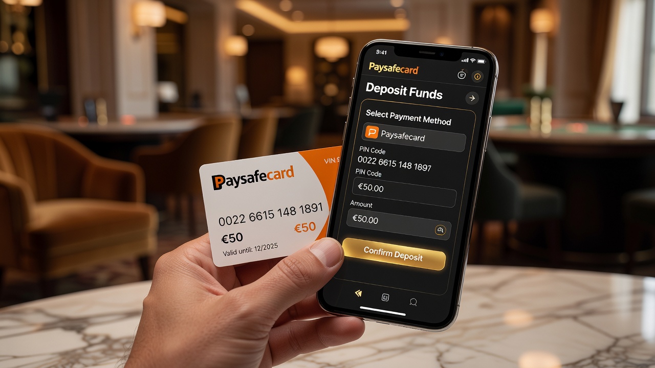 Wpłata depozytu w kasynie online za pomocą Paysafecard - polskie kasyno online paysafecard